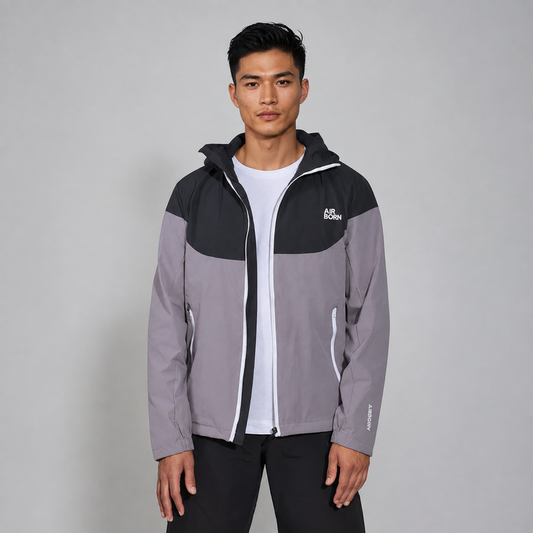 AIRBORN - Lightweight Windcheater - Black & Gray