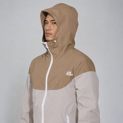 AIRBORN - Lightweight Windcheater - Beige & White