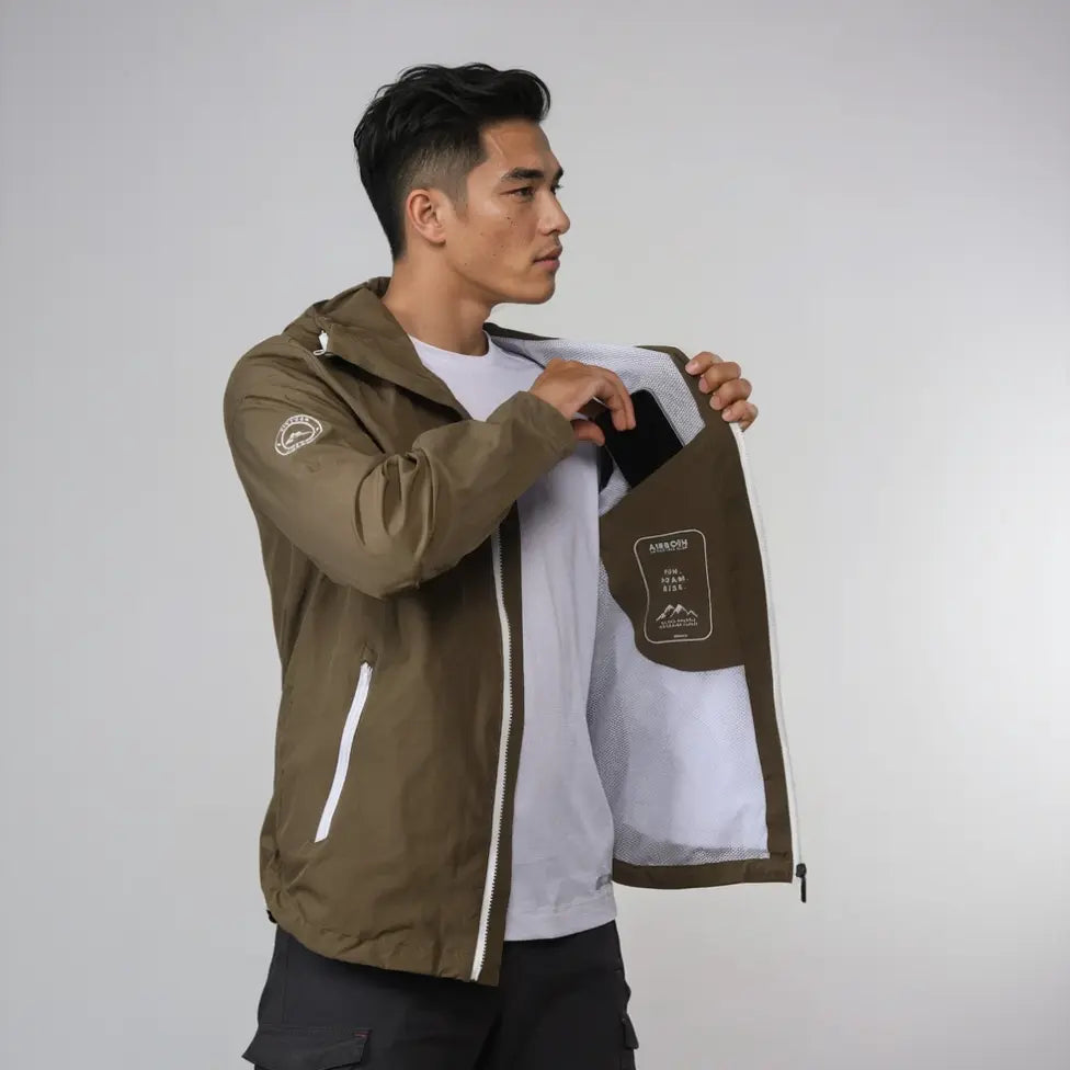 AIRBORN - Lightweight Durable Windcheater - Olive