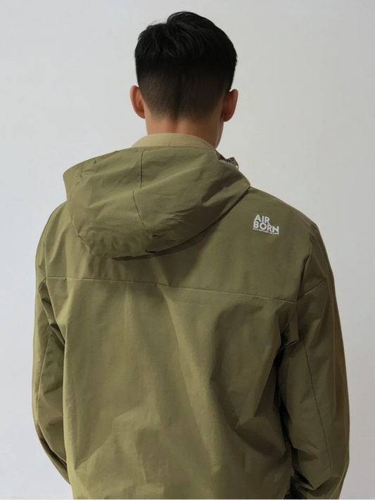Airborn Olive Jacket Back